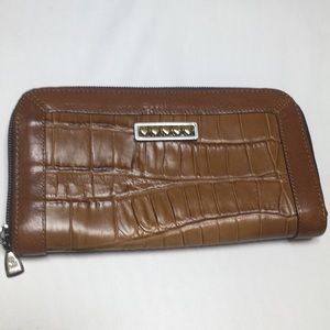 Brighton brown textured leather wallet
